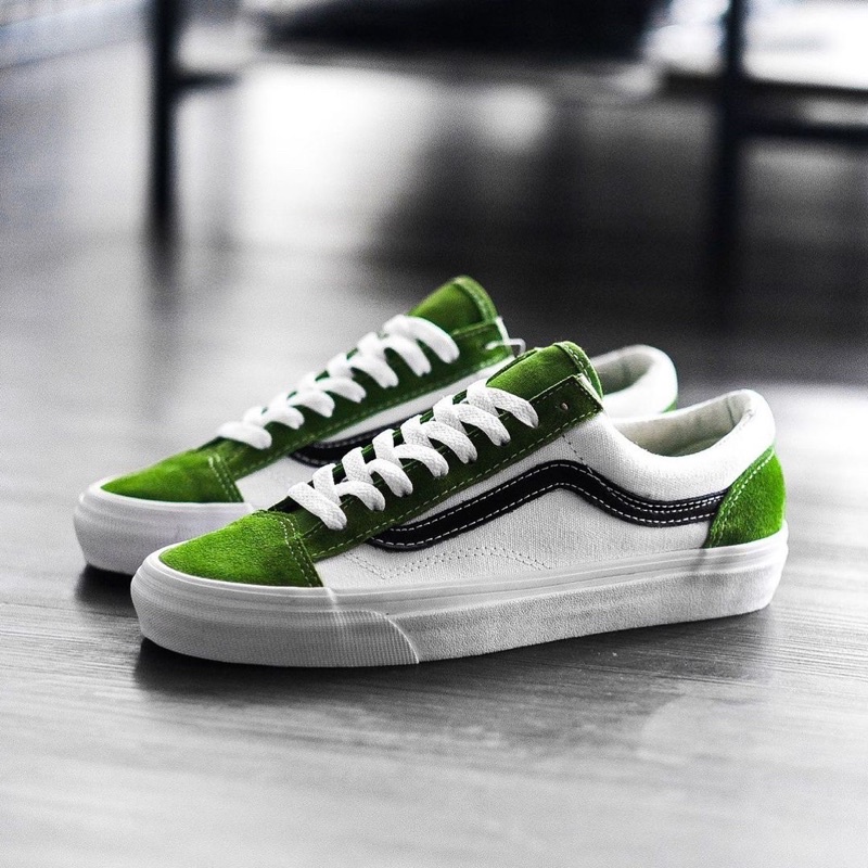 VANS STYLE 36 RETRO SPORT “CALLA GREEN/TRUE WHITE” ORIGINAL 100%