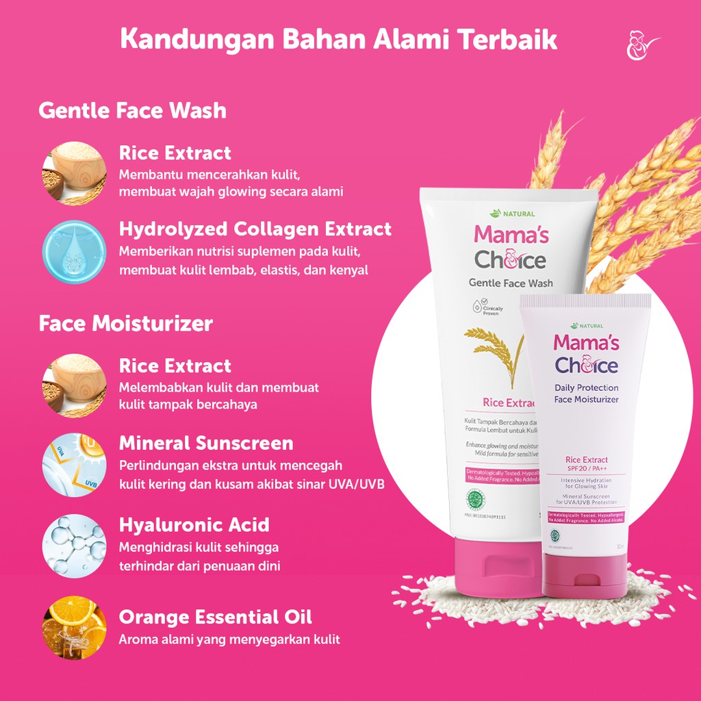 Skincare Wajah | Mama's Choice Glowing Skin Complete Set-3