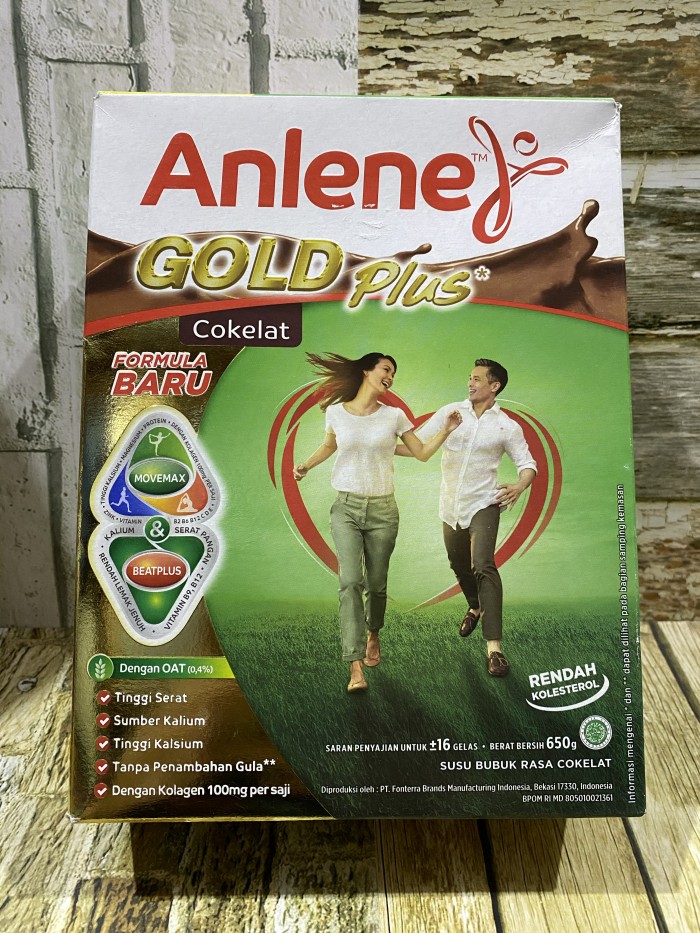 

Anlene gold plus 650g cokelat