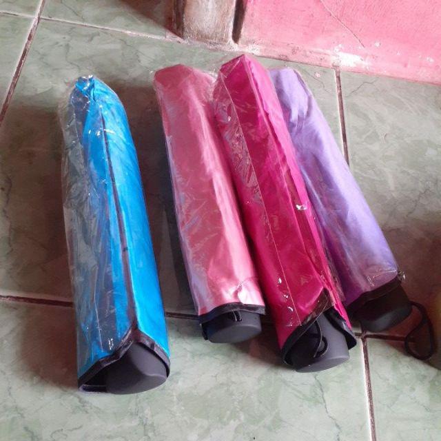 Payung Lipat 3d Magic / Dimensi Lapisan Hitam Anti Uv ( Gelombang )