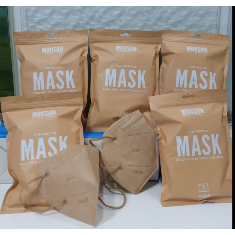 Masker KN95 5 ply  Mouson isi 10 Pcs