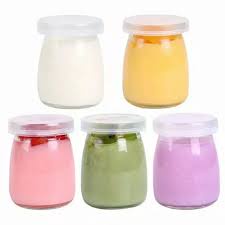 [P U D I N G ] 100ML Toples Kaca Kedap Udara Botol Jar Beling Pudding Puding Yoghurt Kue Selai Bumbu Dapur Susu