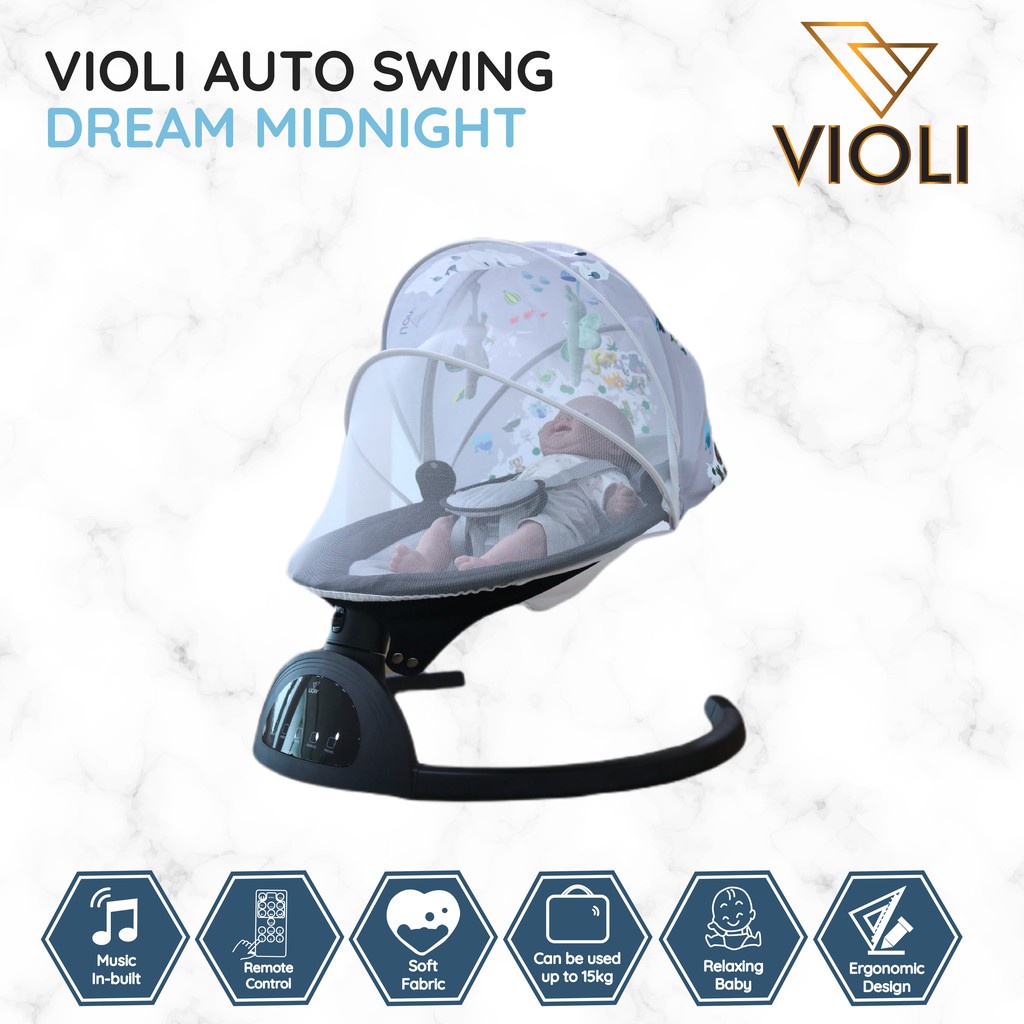 VIOLI Swing - Dream / baby bouncer / bouncer baby / bouncer nuna / nuna bouncer / ayunan bayi modern / ayunan bayi elektronik / elektronic / ayunan bayi