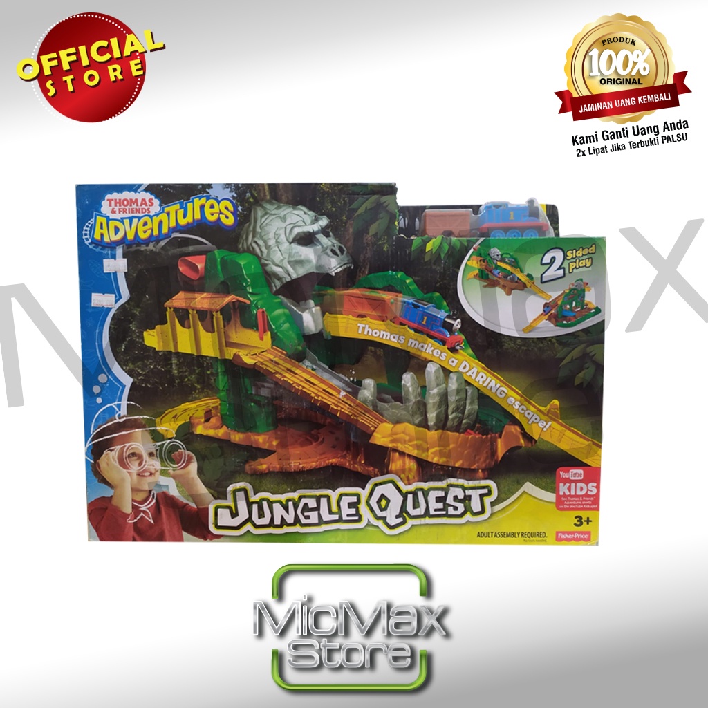 Thomas And Friends Adventures Jungle Quest Mainan Original Asli