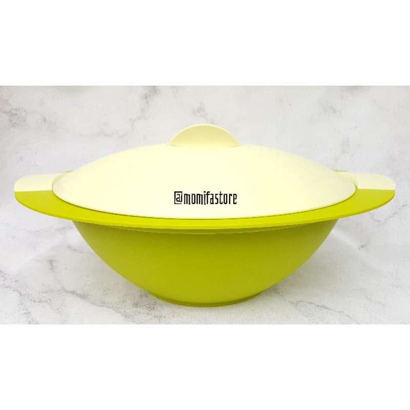 Legacy giant server tupperware 4,5L hijau/mangkok besar jumbo bowl tempat sayur limited