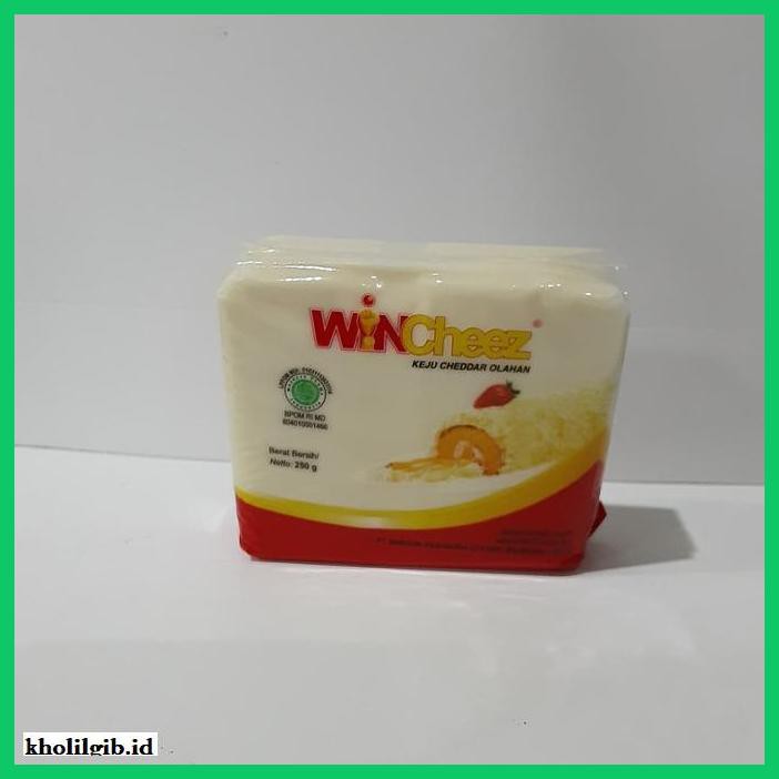 

Ujekujek- Win Cheez Keju Cheddar Olahan 250Gr -Original.