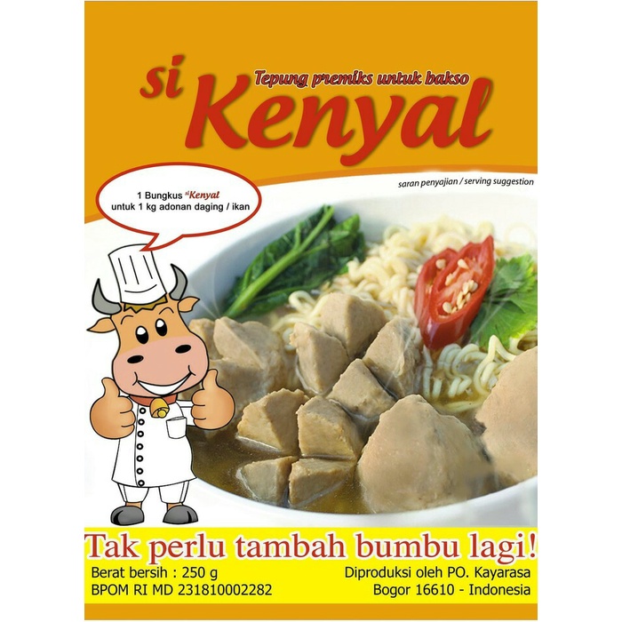 

TERBARU SiKenyal Tepung Premiks Adonan 250 gram