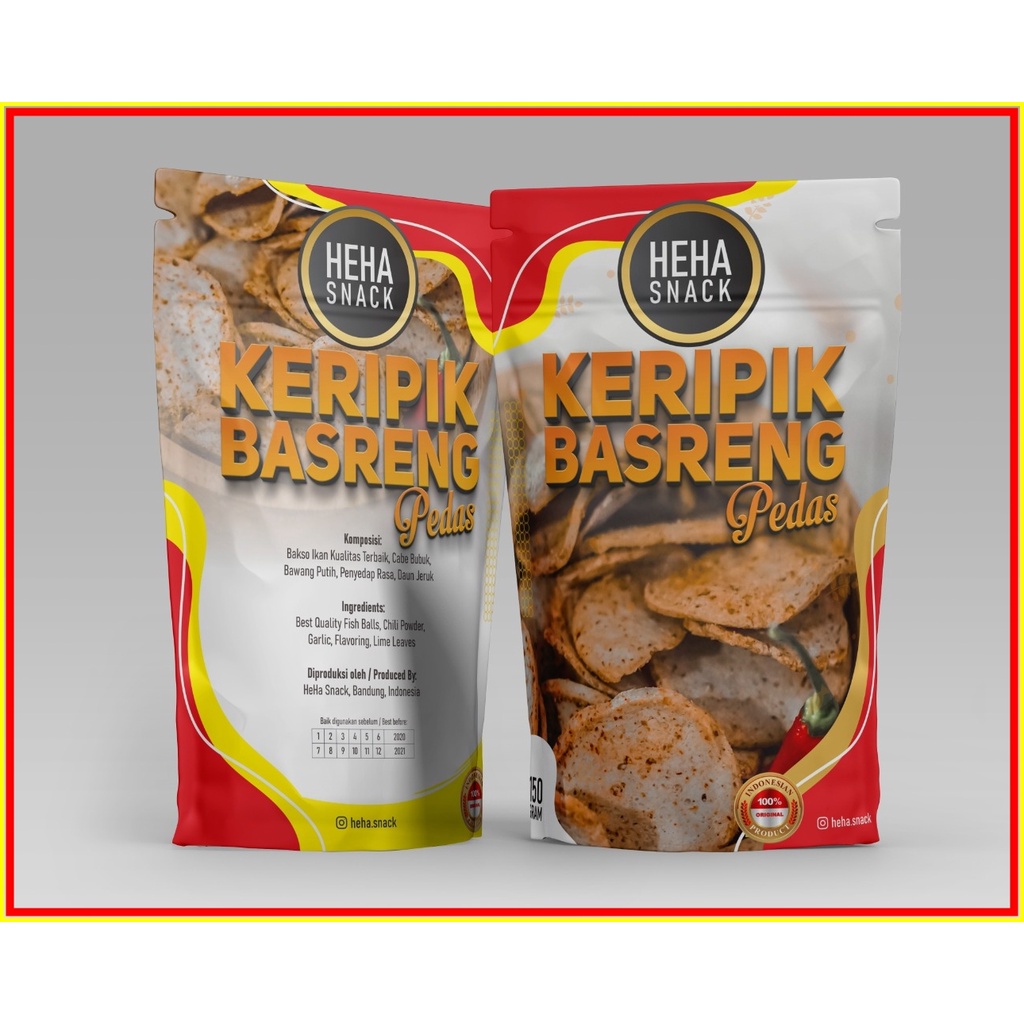 

Basreng daun jeruk Keripik basreng 130gr Basreng Makanan ringan Snack Snack premium
