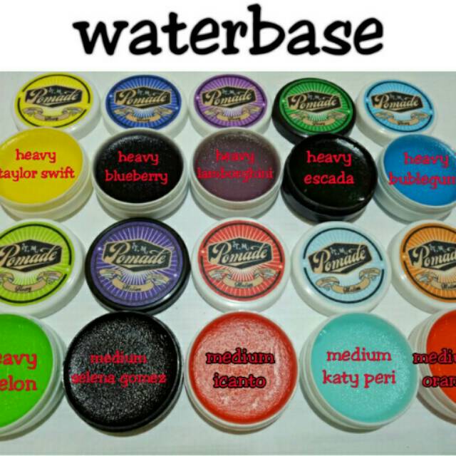 TM HAIR POMADE WATER BASE 100 GRAM, Pomade TM Water base, TM POMADE WATER BASE,