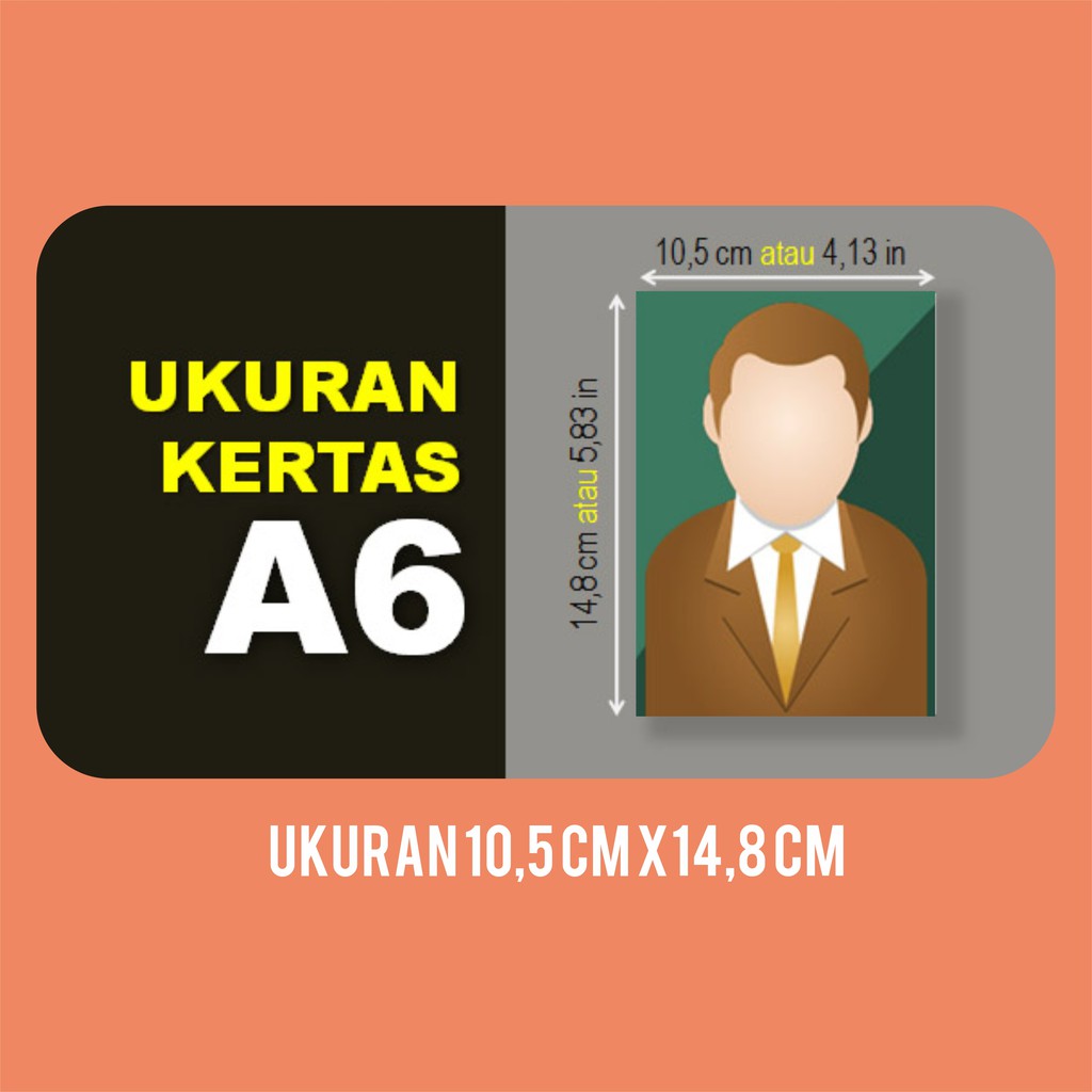 CETAK FOTO - CETAK POSTER UKURAN A6 WATERPROOF