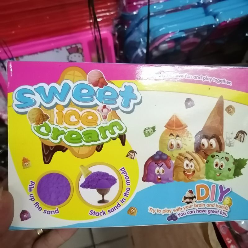 PROMO MAINAN EDUKASI PASIR SWEET ICE CREAM SH1085
