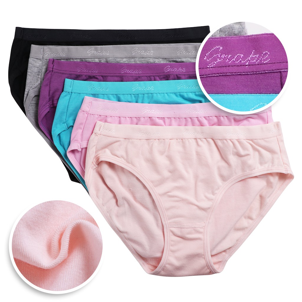 Original celana dalam wanita grape underwear cd polos basic mini GR 1047