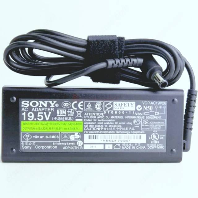 Charger Adaptor Sony vaio 19.5V 3.3A VGP-AC19V48 series