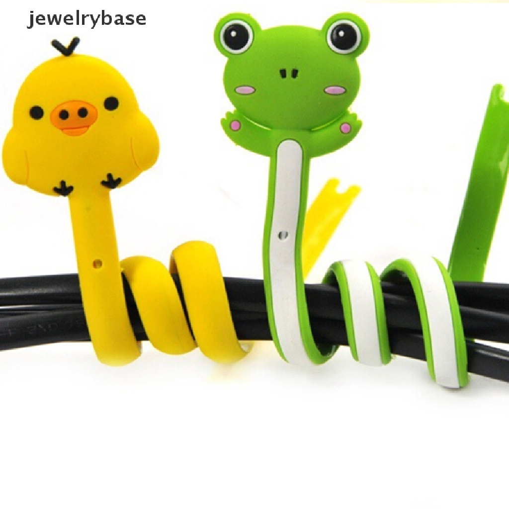 (jewelrybase) 1pc Pengikat Kabel Earphone Bentuk Binatang Lucu