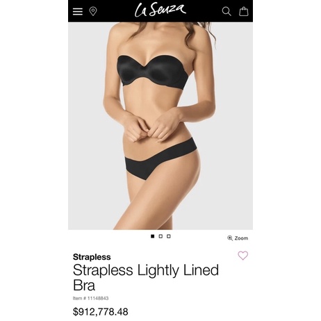 BH / Bra La Senza Strapless Lightly Lined