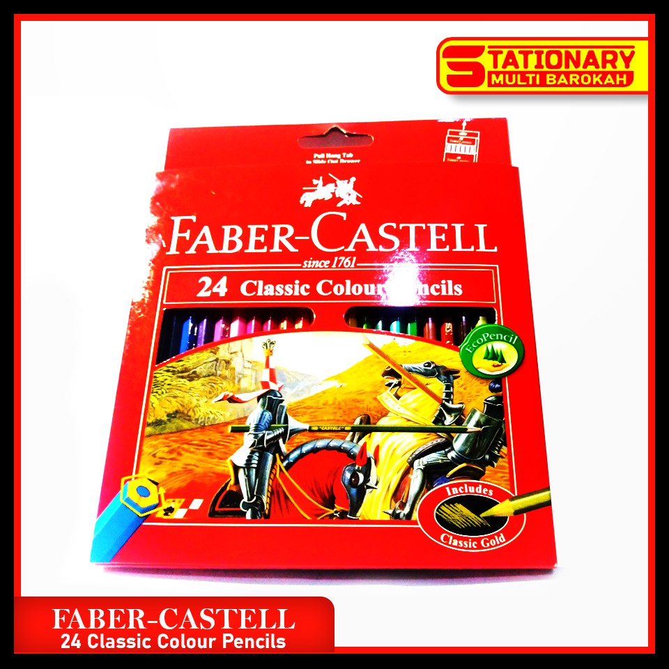 

Pensil Warna Faber Castell Classic Colour 24 warna