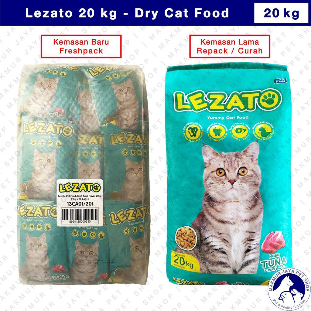 Lezato Dry Cat Food Tuna 20 kg / Makanan Kucing Kering 20kg FRESHPACK