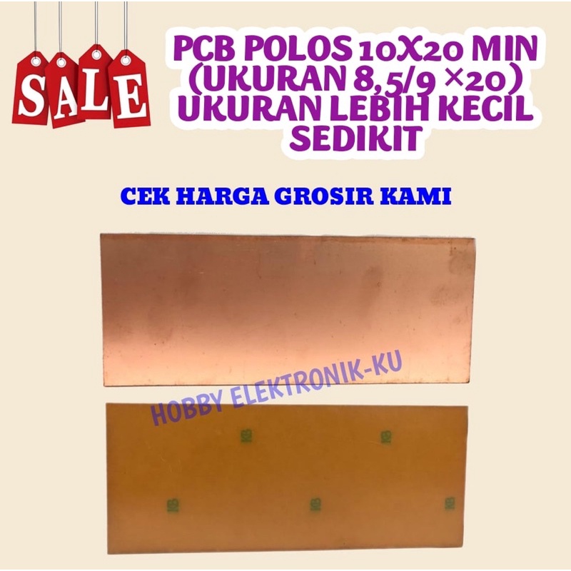 PCB POLOS SALE UKURAN 10x20 KURANG = 8,5/9x20 (UKURAN LEBIH KECIL)