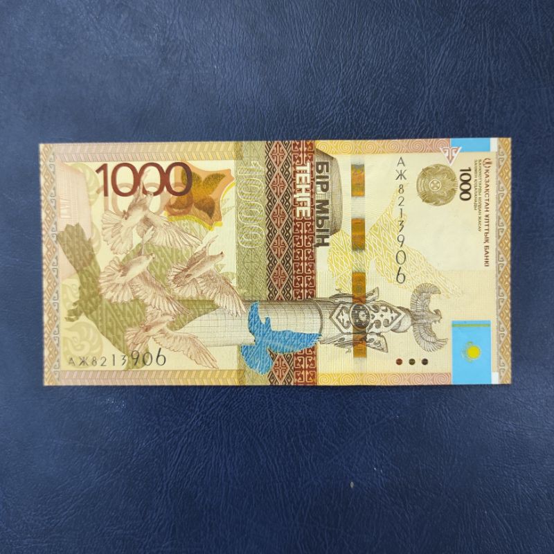 UANG ASING KAZAKHSTAN 1000 TENGE TAHUN 2014