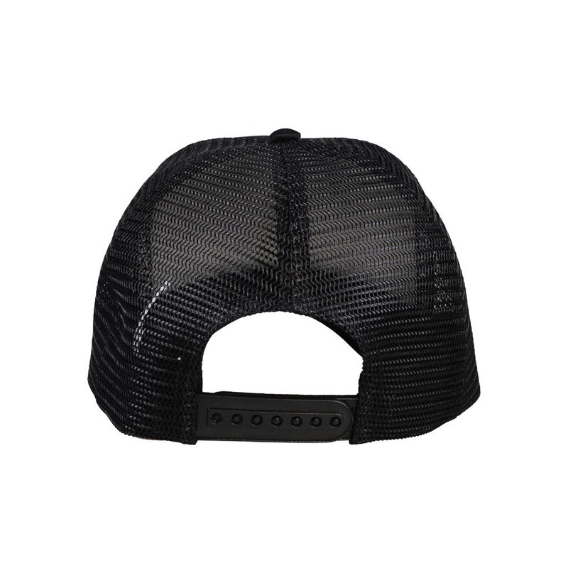 Almost Studio - Topi Trucker - Bloom - Black