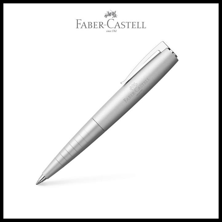

Force | Faber-Castell Loom Metallic Silver Twist Ballpoint Pen