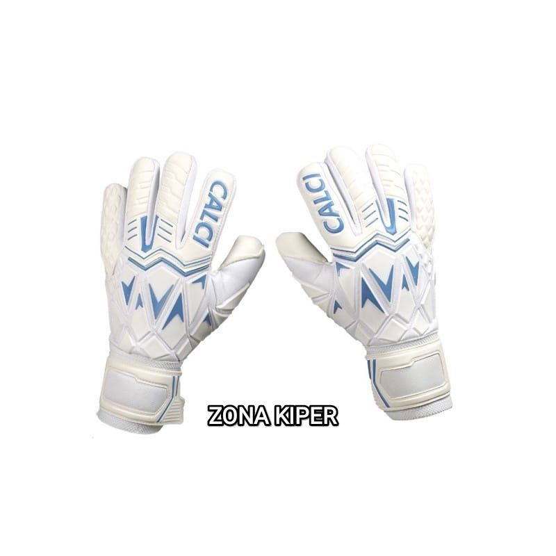 Sarung tangan kiper terbaru lengket Original Calci illustro SHIELD -  HITAM/RED sarung tangan kiper