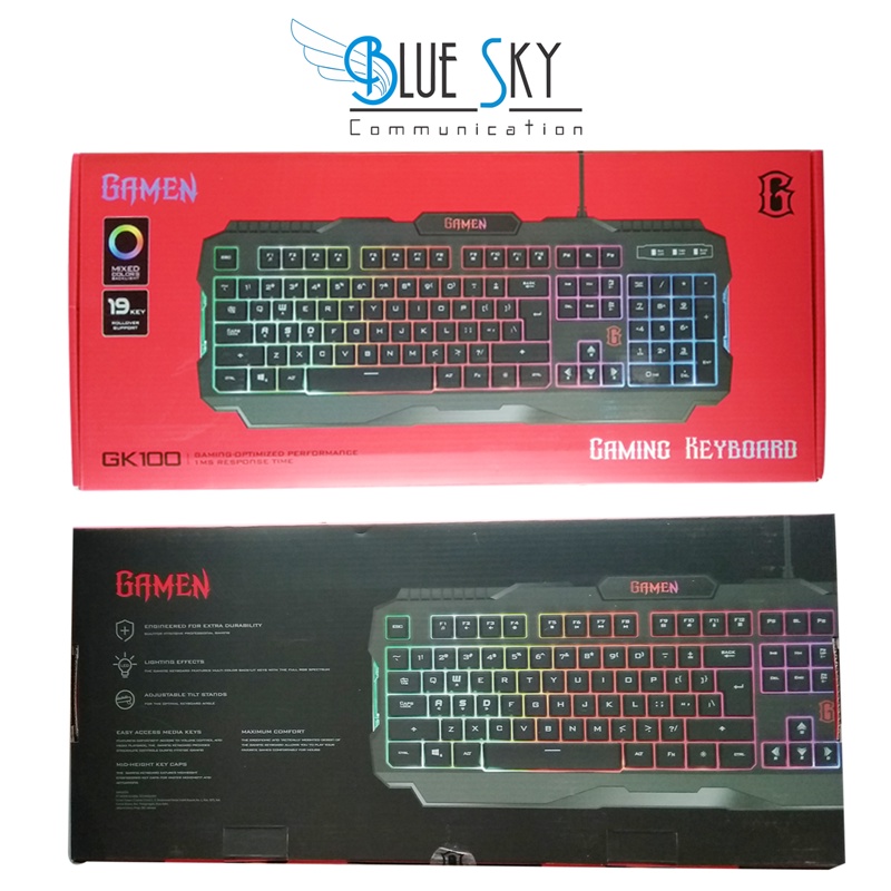 KEYBOARD GAMEN GK100 LIGHT EFFECT