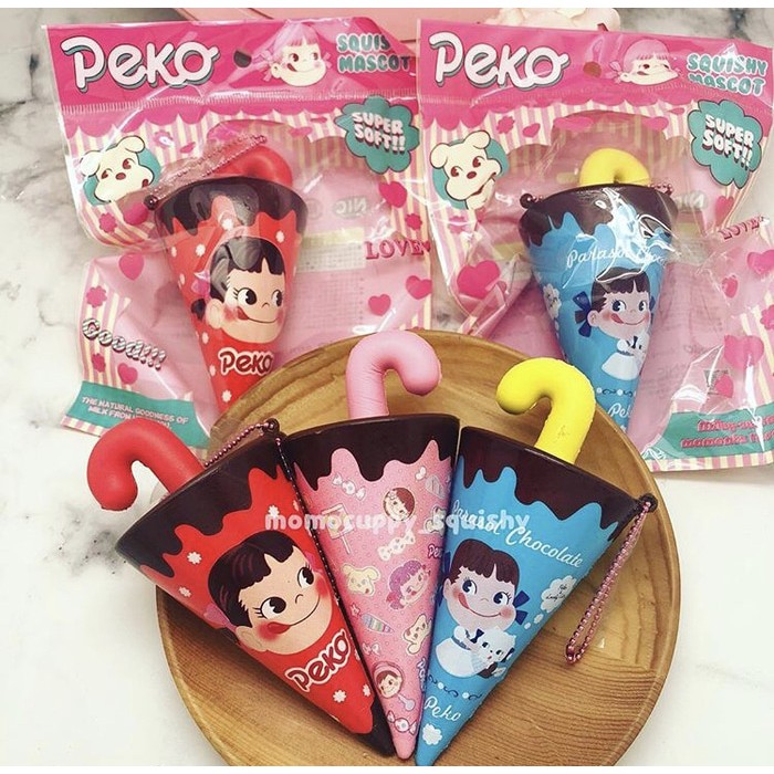 Squishy licensed parasol chocolate pekochan by sanrio (ORIGINAL JEPANG