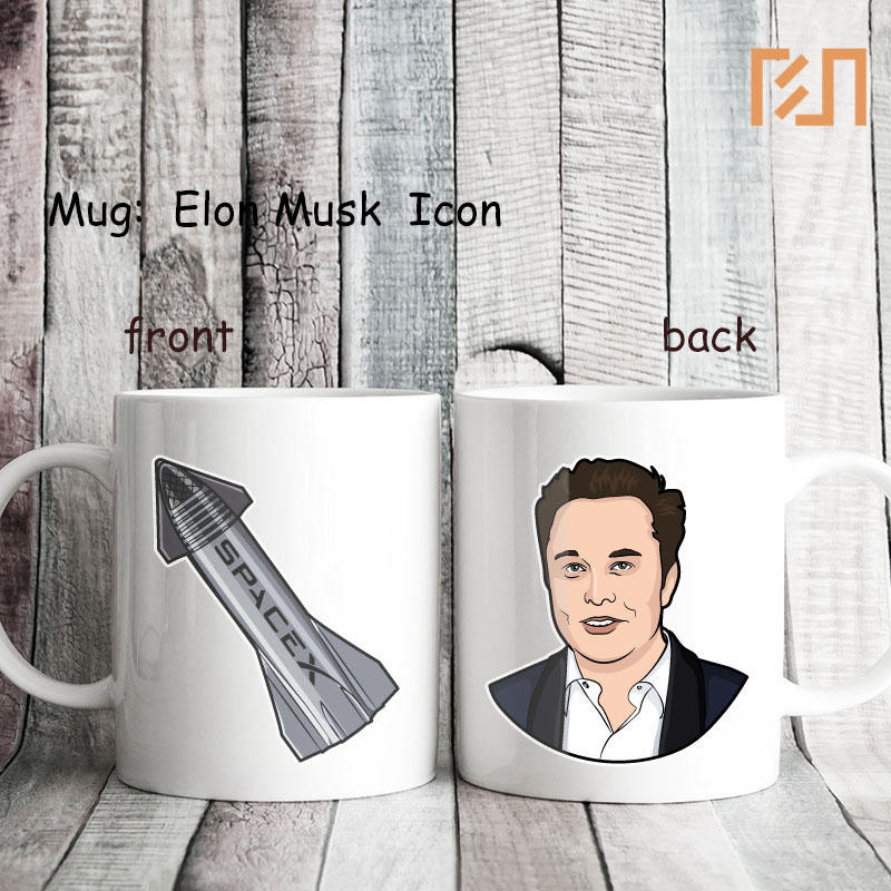 Mug Elon Musk Icon