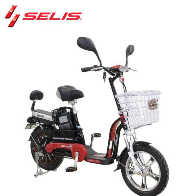 Sepeda Listrik Selis Tipe Butterfly L.E - Merah