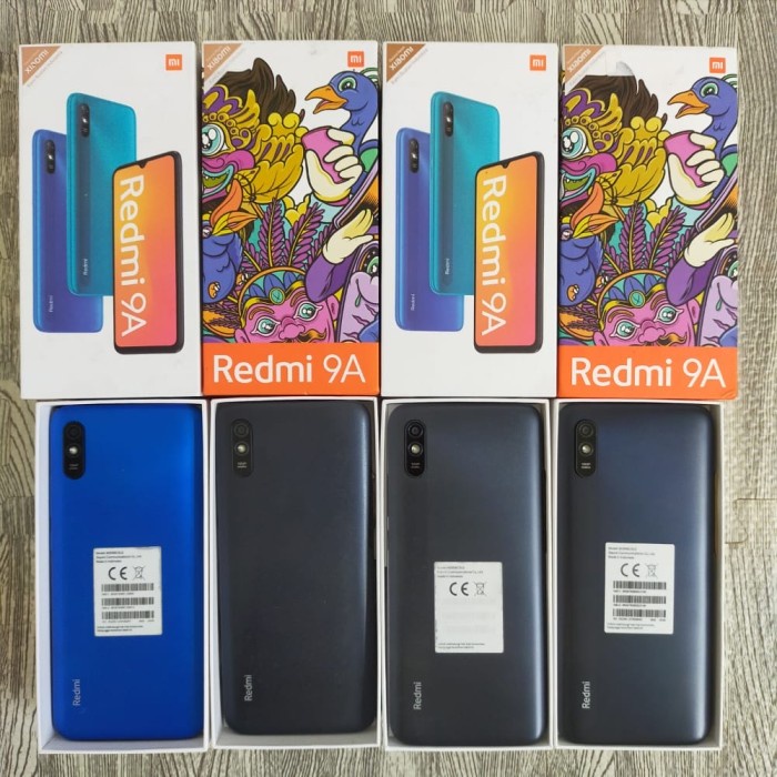 Xiaomi Redmi 9A 3/32 FULLSET LENGKAP MULUS BEKAS EX RESMI TAM SECOND