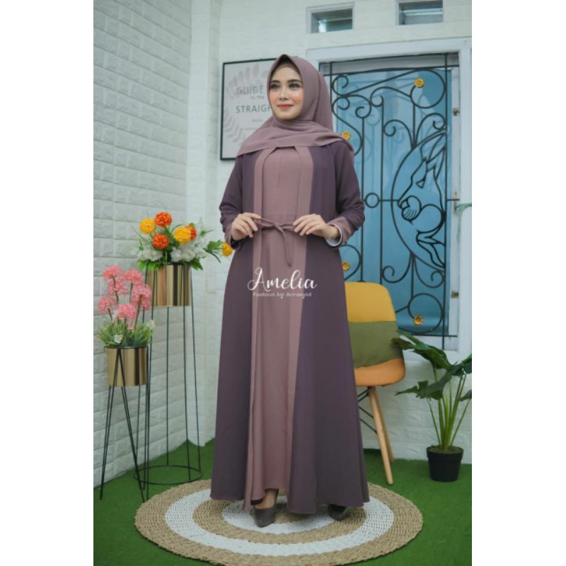 Gamis Murah Berkualitas Sabyan Dress Ori by Amelia Fashion