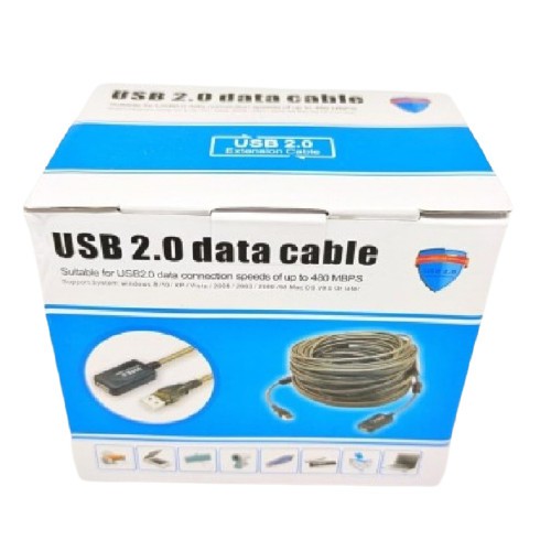 Kabel Penyambung USB 2.0 Extension 15M Male To Female 15Meter 15 Meter Grosir