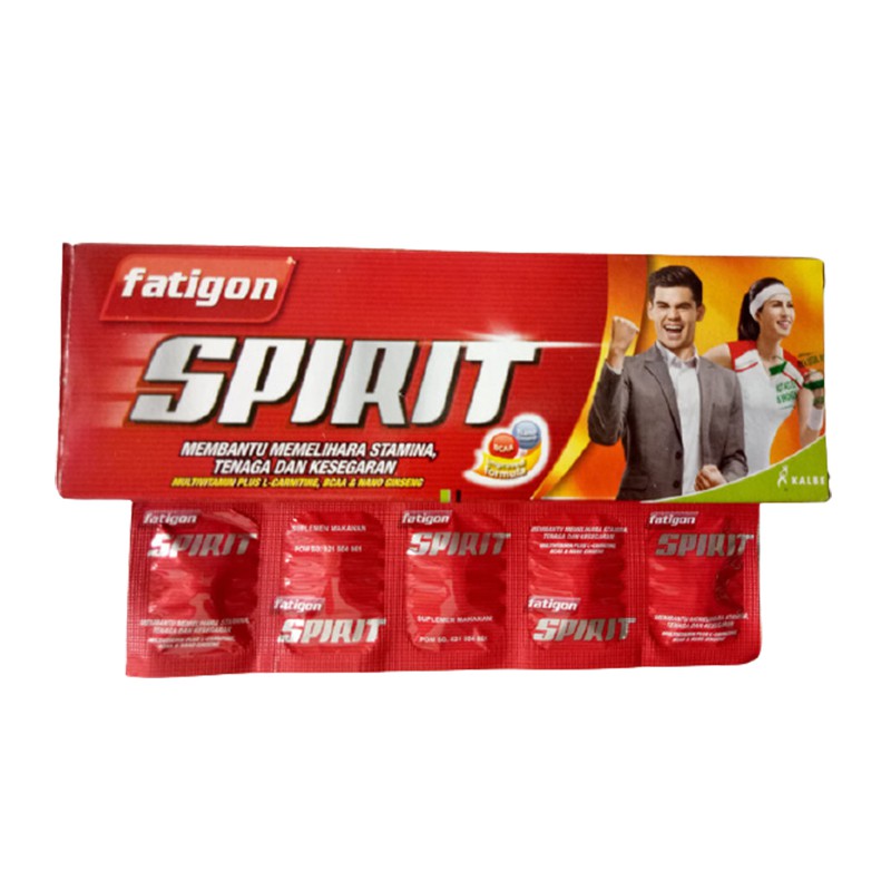 Fatigon Spirit Multivitamin Menjaga Stamina 1 Strip 5 Kapsul