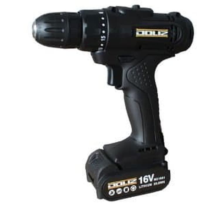 BOR TANGAN Electric Drill Bor Cordless Drill Battere 16V DOLIZ BD616  / BOR BATRE / BOR BATERAI