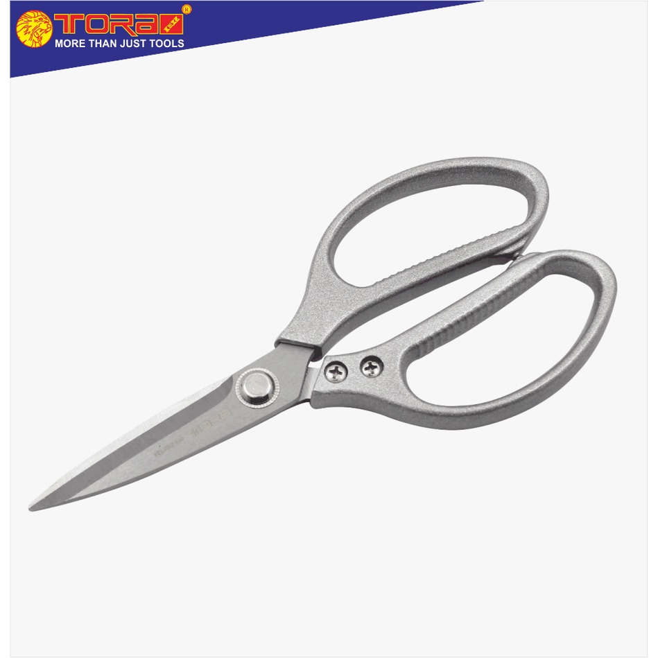 

TORA Gunting Kain - Bahan Silver - Stainless Steel Tailor Scissor