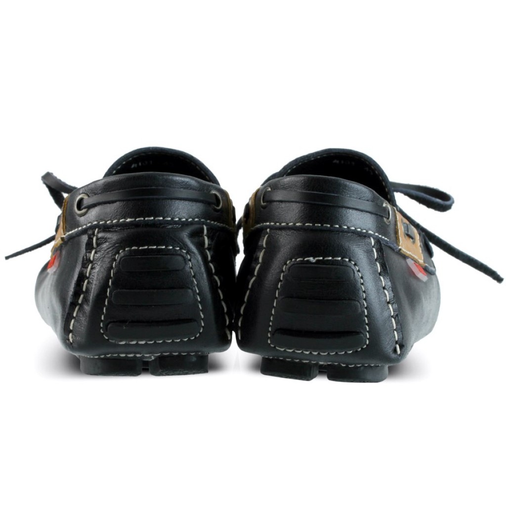 SEPATU MOCCASIN PRIA BLACK 39 sd 43 GF4101 GF