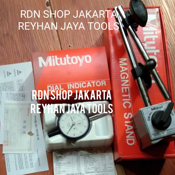 Magnetic stand original mitutoyo dan dial indicator mitutoyo Japan
