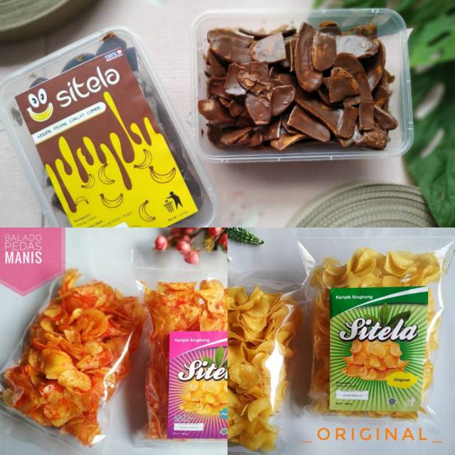 

Keripik pisang dan singkong