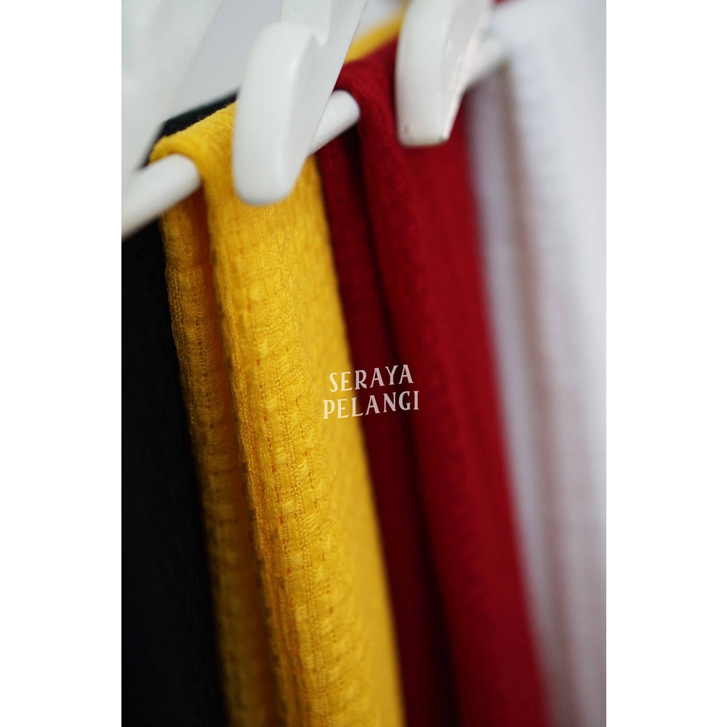 Selendang Rajut | Scarf | Syal | Shawl | Pasmina | Pashmina | Souvenir | Birthday Gift | Hadiah Ulang Tahun | Aksesoris Fashion Wanita Pria | Poleng | Catur | Kotak Hitam Putih | Grosir Murah | Unisex | Polos