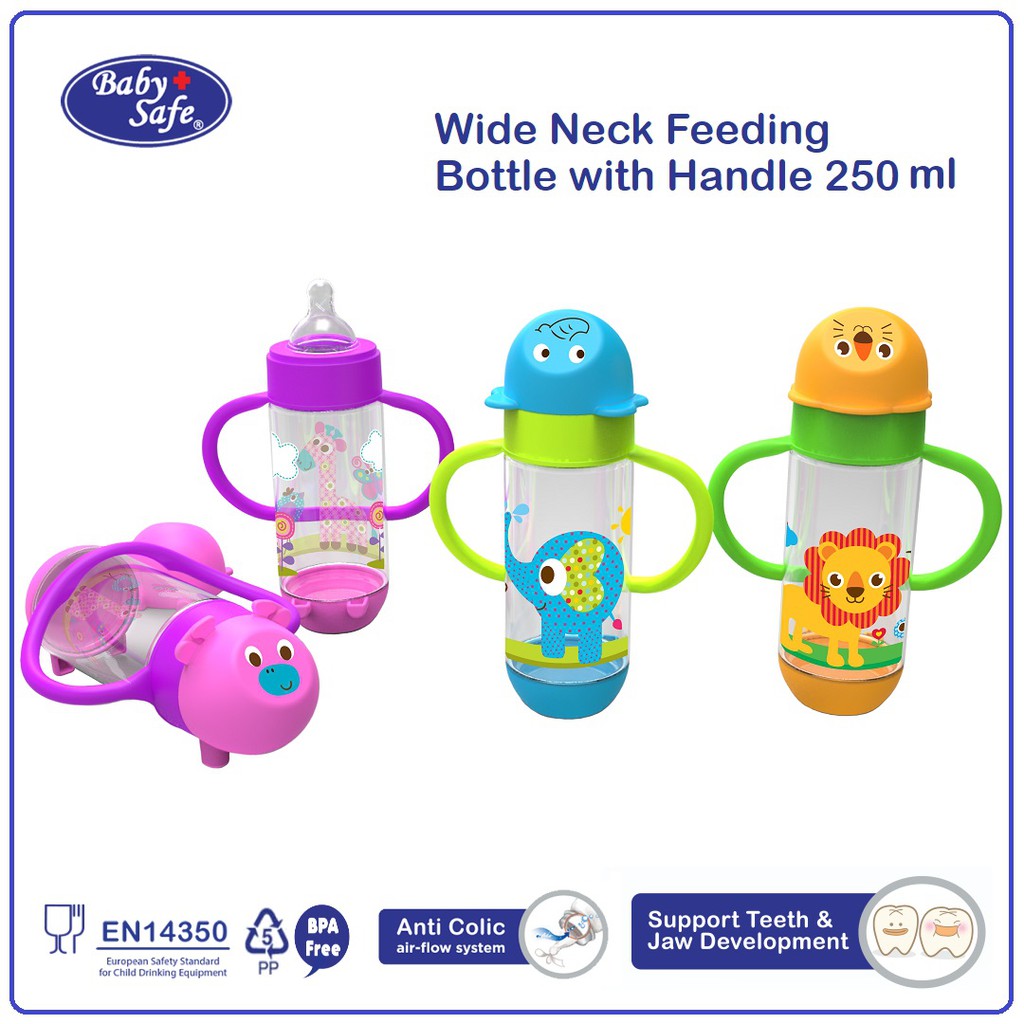 Baby Safe Feeding Bottle Wide Neck 250ml