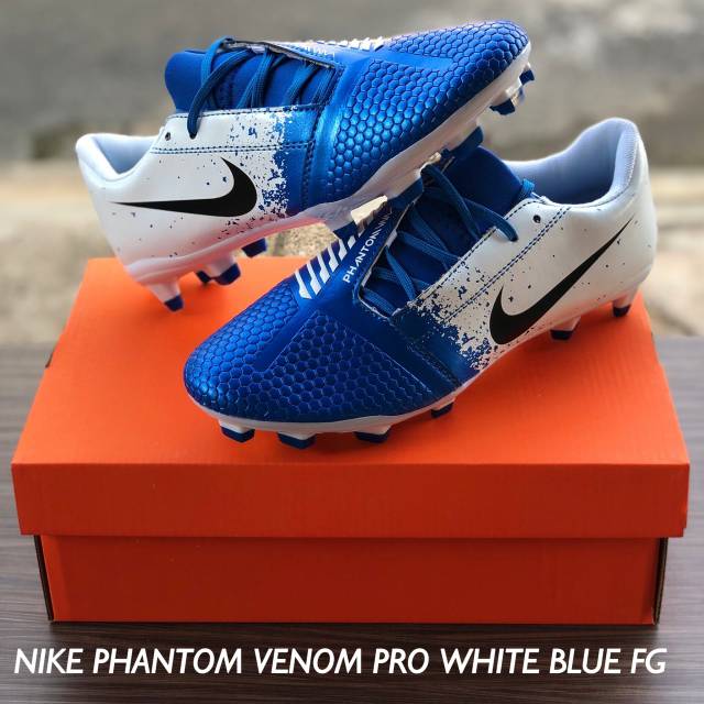 Nike Phantom Venom Pro White Blue FG