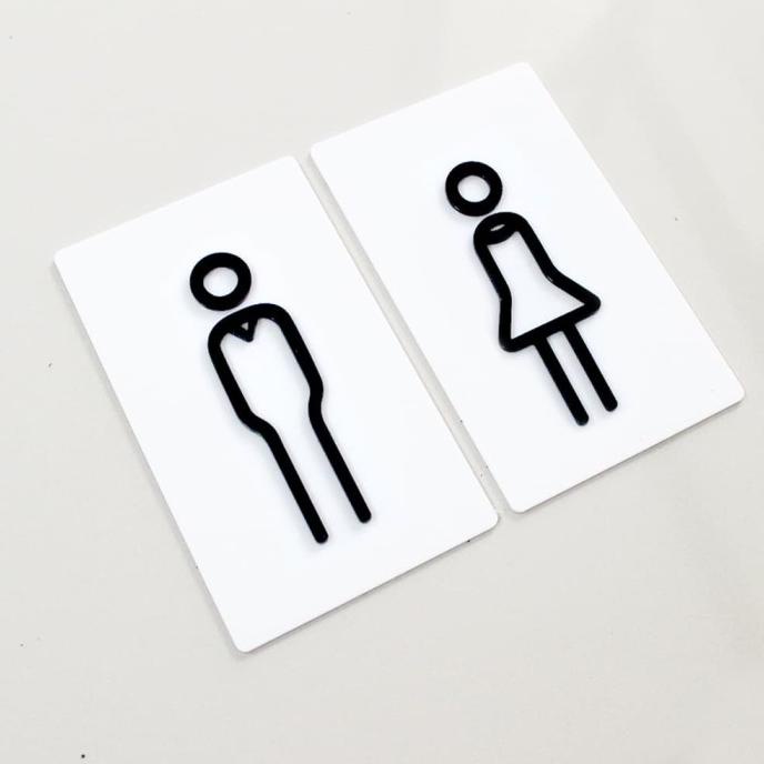 

Sign Board Akrilik Timbul 1 set | Toilet | Acrylic Signage helloto99 Diminati Banget