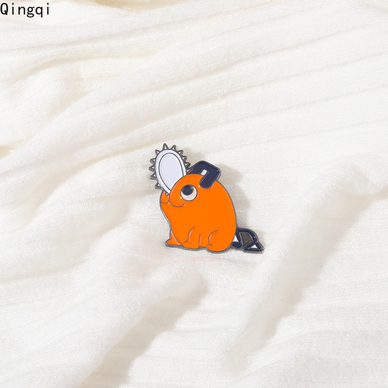 Bros Pin Enamel Desain Kartun Anime Chainsaw Manga Untuk Anak