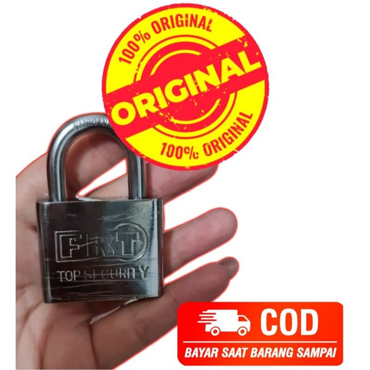 Gembok Chrome Croom ukuran 30 40 50 60 mm Leher Pendek Gembok Pagar