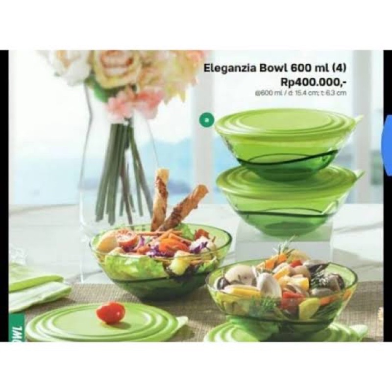 TUPPERWARE ELEGANZIA BOWL 600ML