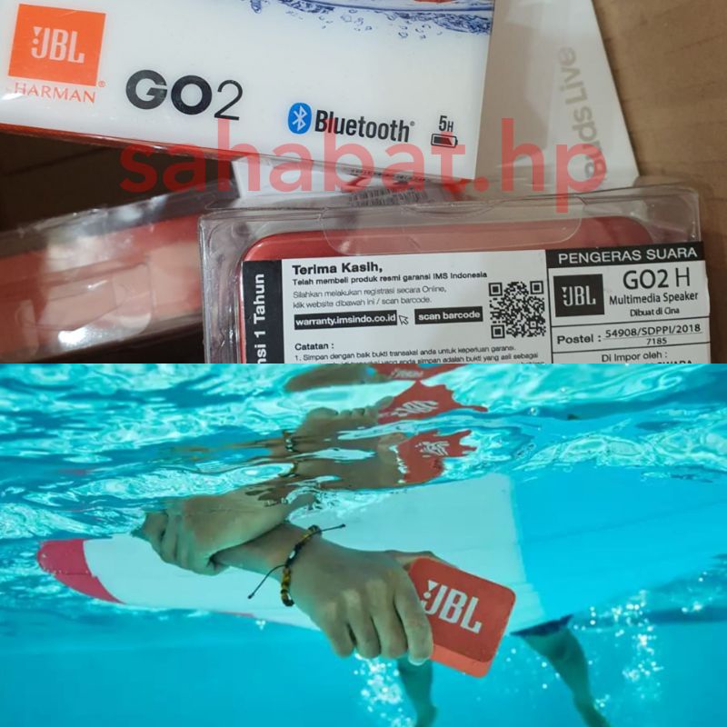 JBL GO 2 Go2 Garansi Resmi IMS 100% Original Speaker Bluetooth Spiker Speker Salon