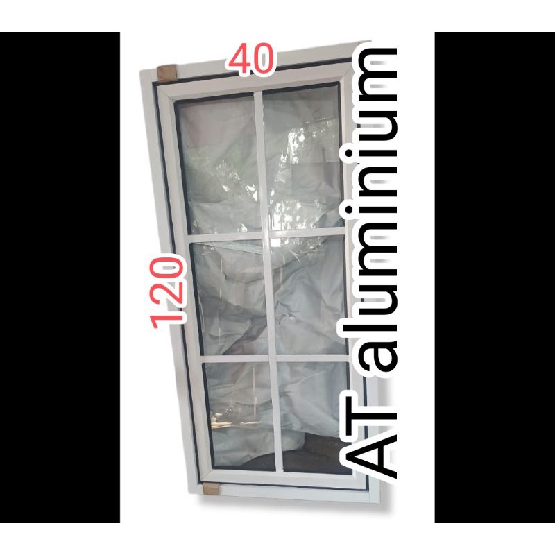 jendela aluminium 40x120 ornamen