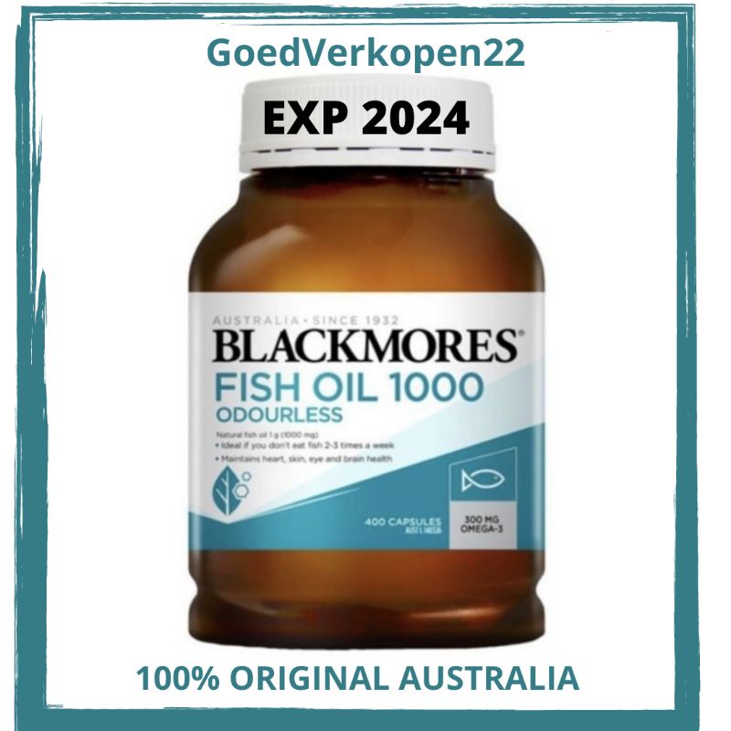 Blackmores Fish Oil Odourless 400