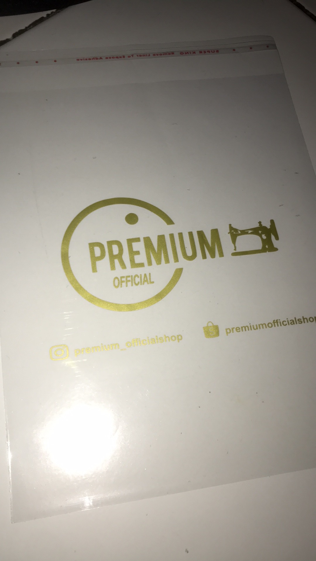 Sablon Plastik Opp Ukuran 20x25 Isi 100 Pcs Cocok Untuk Kemasan Hijab